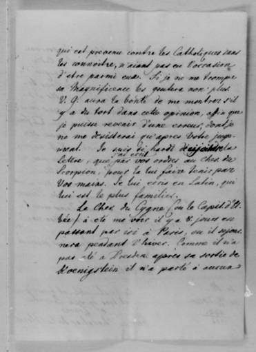 GPIO GLLR : Lettre de Ernst-Johann-Georg Schmid à Carl Gotthelf, Freiherr von Hund und Alten-Grotkau du 17 octobre 1755